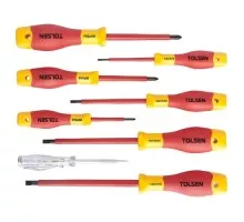 Набор отверток диэлектрических TOLSEN TTV32408 8 пр.