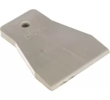 Шпатель BIBER 35266 резиновый белый 60мм Тов-130025