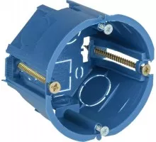 Установочная коробка IEK С3 d68х45 для полых стен (с саморез. и пласт. лапками) UKG10-068-045-000-P-UO
