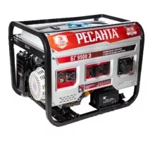 Генератор бензиновый Ресанта БГ 9500 Э 64/1/49