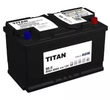Аккумулятор Titan AGM 80.0 VRLA L4 800А 4610082702158