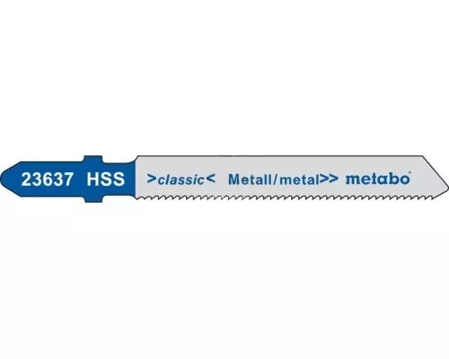 Пилки по металлу METABO T227D 74х3мм HSS (5шт.) [623648000]