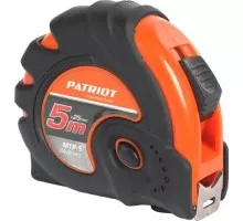 Рулетка PATRIOT MTP-5 5м, ударопрочный корпус, обрезиненная 350005005