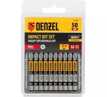 Набор бит Denzel PH3x50 мм торсионных 10 шт. 11690