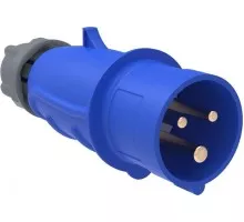 Вилка электрическая кабельная IEK Magnum ССИ-023 32а 2p+pe 220в ip44 PSN01-032-3