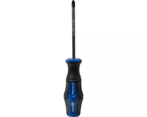 Отвертка крестовая КОБАЛЬТ 646-355 ultra grip ph-2х100 мм, двухкомпонентная рукоятка Отвертка крестовая КОБАЛЬТ 646-355 ultra grip ph-2х100 мм, двухкомпонентная рукоятка