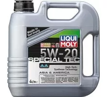 Масло моторное LIQUI MOLY SAE 5W20 Special Tec AA 4 л 7621/7658 синтетическое 7658/7621