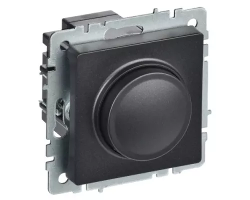 Диммер IEK BRITE поворотно-нажимной 600Вт СС10-1-0-БрЧ черный BR-D20-0600-K02 Диммер IEK BRITE поворотно-нажимной 600Вт СС10-1-0-БрЧ черный BR-D20-0600-K02