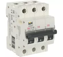 Автоматический выключатель IEK M06N ARMAT модульный 3п c 32А AR-M06N-3-C032