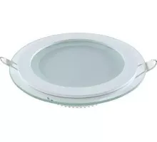 Потолочный светодиодный светильник GAUSS Glass круг12w 990lm 4000k с дек стеклом led 947111212