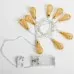Гирлянда светодиодная NEON-NIGHT Восточные фонарики 10 LED желтые 1,5 м прозрачный ПВХ [303-071]