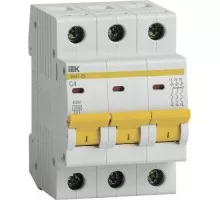 Автоматический выключатель IEK ВА47-29 3Р 4А 4,5кА С MVA20-3-004-C