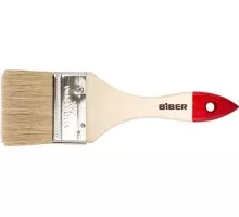 Кисть флейцевая Biber Эконом 31114 натур.щетина, дер. рукоятка, 63мм Тов-001969