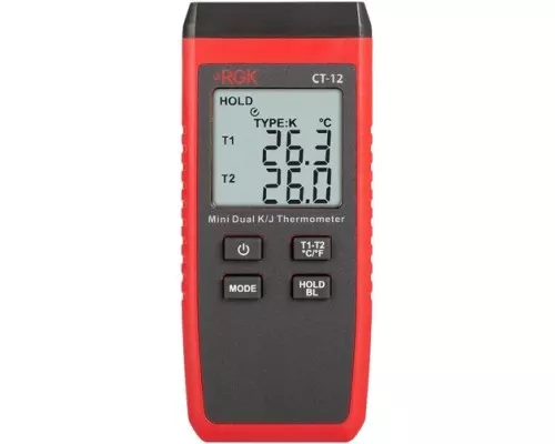 Измеритель температуры RGK CT-12 + TR10A + TR10S + TR10W с поверкой контактный  [779784]