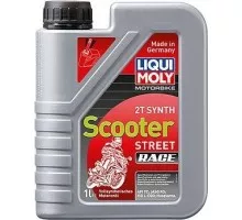 Масло для 2-тактных скутеров LIQUI MOLY Motorbike 2T Synth Scooter Street Race 1 л 1053 синтетика 1053