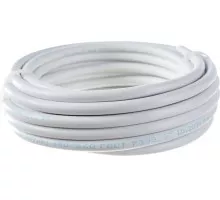 Провод REXANT 01-8032-5 ПВС 2x1,0 мм², белый, 5 м, ГОСТ