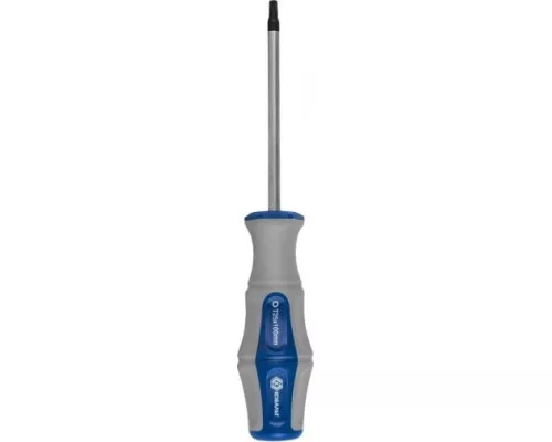 Отвертка TX КОБАЛЬТ 910-065 ultra grip tamper-25х100 мм cr-v, двухкомпонентная Отвертка TX КОБАЛЬТ 910-065 ultra grip tamper-25х100 мм cr-v, двухкомпонентная