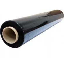 Пленка стрейч - 500 мм x 185 м 20 мкм черная ( 1,7 кг)