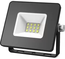 Прожектор GAUSS Elementary 10w 850lm 6500к 200-240v ip65 черный led 613100310