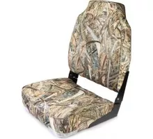 Кресло складное с мягкими накладками SKIPPER камуфляж осень (пластик) SK75107CAMO