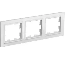 Рамка IEK BRITE РУ-3 3-м бел. BR-M32-K01