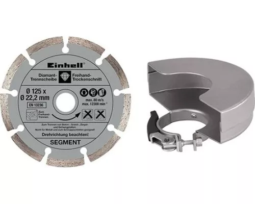 Угловая шлифмашина сетевая EINHELL 4430885 TE-AG 125/750 Kit, 125 мм Угловая шлифмашина сетевая EINHELL 4430885 TE-AG 125/750 Kit, 125 мм