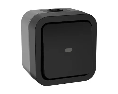 Выключатель IEK TORS 1-кл. ОП 10А IP55 TS102 с индикацией графит TS-V10-1-10-55-K53