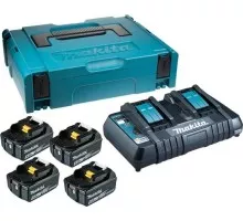 Набор АКБ и ЗУ MAKITA 18.0В 5,0 Ач Li-ion (4шт.) BL1850B/DC18RD (1шт.) 198312-4 198312-4