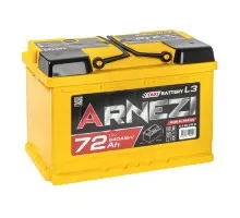 Аккумулятор ARNEZI TAXI 72 А/ч обратная R(+) 278x175x190 Гибрид L3 EN 640А E2060720