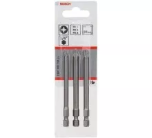 Набор бит BOSCH из 3 шт. PZ1/2/3 х 89 мм Extra Hard 2607001761