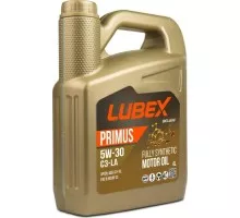 Масло моторное Lubex PRIMUS C3-LA 5W30 4 л. синтетическое L034-1296-0404