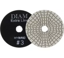 Алмазная тарелка на липучке DIAM АГШК Step-3 100*3 #3 Extra Line Hybrid (сухая/мокрая) 000688