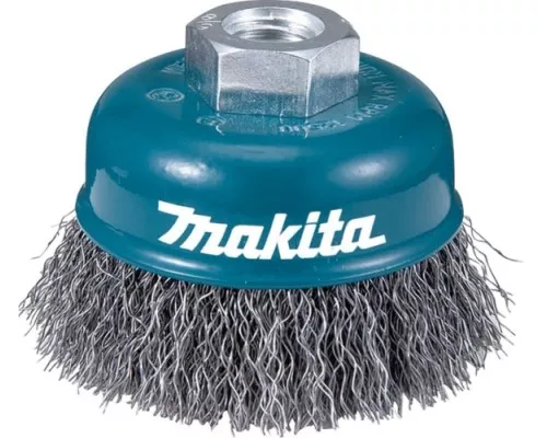 Щетка обдирочная для УШМ MAKITA D-77453 d75 мм, толщ. проволоки 0.5 мм, гофрированная, нер Щетка обдирочная для УШМ MAKITA D-77453 d75 мм, толщ. проволоки 0.5 мм, гофрированная, нер