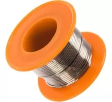 Припой на пластмассовой катушке Sparta Sn60Pb40 диаметр 1 мм, 50 г 913335