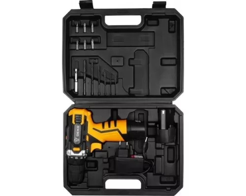 Дрель-шуруповерт аккумуляторная DEKO DKCD12FU-Li SET3 + оснастка 13 шт (063-4173) [063-4173]