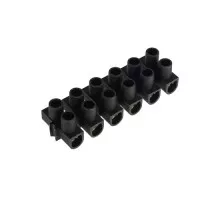 Клеммная колодка REXANT 07-5010-2-7 винтовая КВ-10 (4-10 мм²), ток 10А, черная