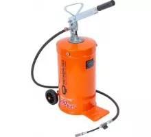 Нагнетатель смазки Petropump PP210010 ручной емкостью 16 кг с тележкой, 300 бар, специал