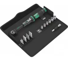 Ключ динамометрический WERA 05130110001 click-torque a 6 set 1 набор бит и торцевых голово WE-130110