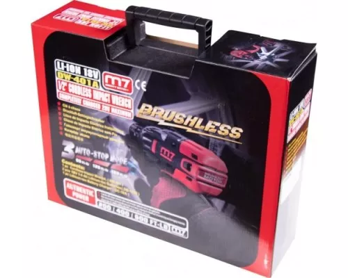Гайковерт аккумуляторный MIGHTY SEVEN DW-401A ударный 4 предмета, кейс