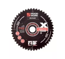 Пильный диск по дереву WOODWORK 216x2,4/1,6x30 Z=48 A=-5 29.216.48