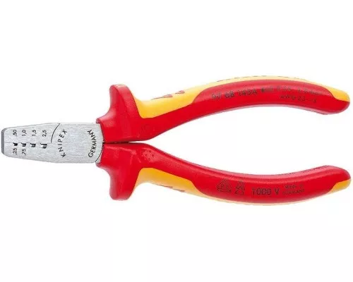 Клещи для опрессовки кабельных наконечников KNIPEX 9768145A [KN-9768145A]