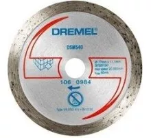 Алмазный отрезной круг DREMEL DSM540 для плитки, сухой рез 2615S540JA