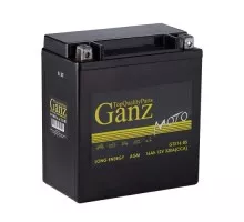 Аккумулятор GANZ AGM мото 16 A/ч прямая 151x88x164 CCA320 A GTX16-BS GN1216