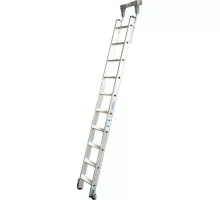 Лестница стеллажная KRAUSE STABILO  9 ступеней, для круглых шинных систем, 819345 819345