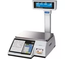 Весы торговые Cas CL-3000J-15P настольные с печатью (tcp/ip) со стойкой 1321624
