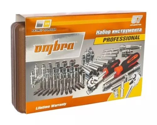 Набор инструментов OMBRA OMT57S 1/4 Набор инструментов OMBRA OMT57S 1/4