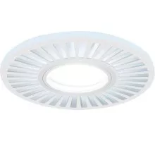 Светильник точечный GAUSS BACKLIGHT кругл./узор. белый, gu5.3, 3w, led 3000k BL137