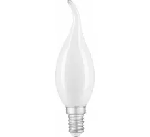 Лампа светодиодная GAUSS Свеча filament на ветру 9w 590lm 3000к е14 milky диммиру 104201109-D