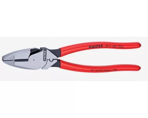 Плоскогубцы KNIPEX 0911240 240 мм [KN-0911240]