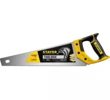 Ножовка по дереву STAYER Cobra TOOLBOX многоцелевая (пила) 350 мм, 11 tpi, мелкий прямой  2-15091-45_z01
